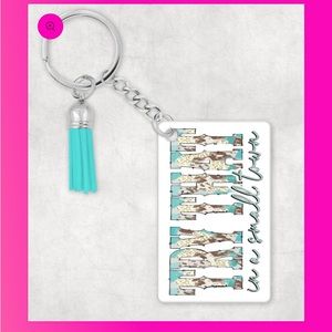 Try that in a small town keychain